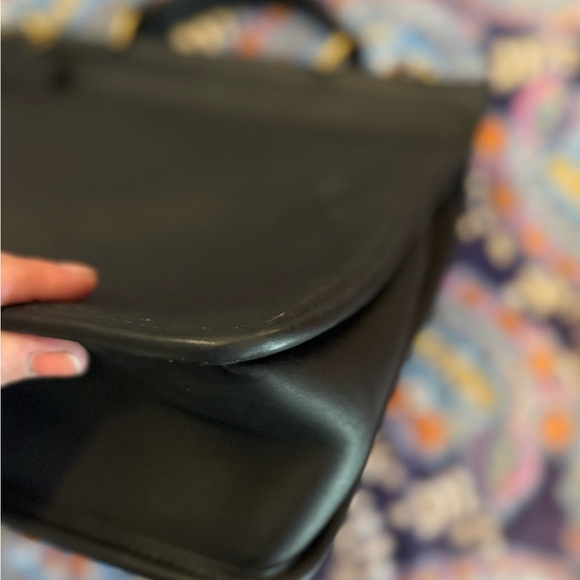 Coach Black Leather Satchel - Picture 6 of 15